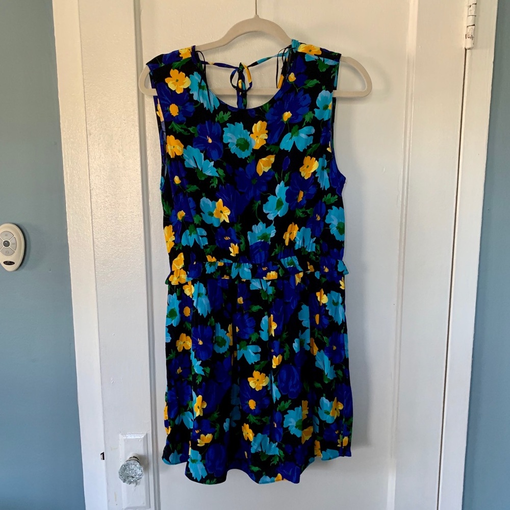Zara Floral mini dress